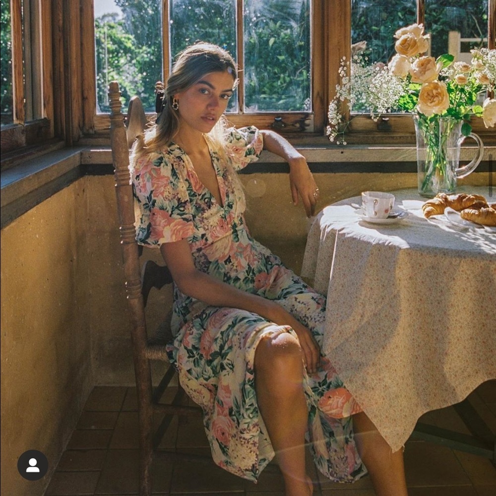 Faithfull the Brand Vittoria midi dress